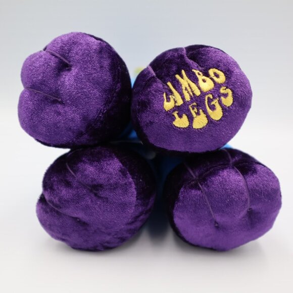 Limbo Legs JAKKS Pacific 2000 Gerald the Giraffe Plush Blue Purple Vintage - Picture 5 of 8